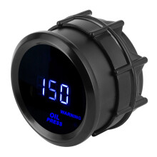 2in Oil Pressure Gauge 0‑150PSI Digital Blue LED 12V Car Sensor