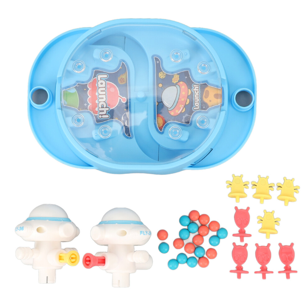 (Blue) Kids Mini Battle Toy Marble Shooting Game Board Game 2 Players Pink-image-OPC-PMX65YZ-NEW