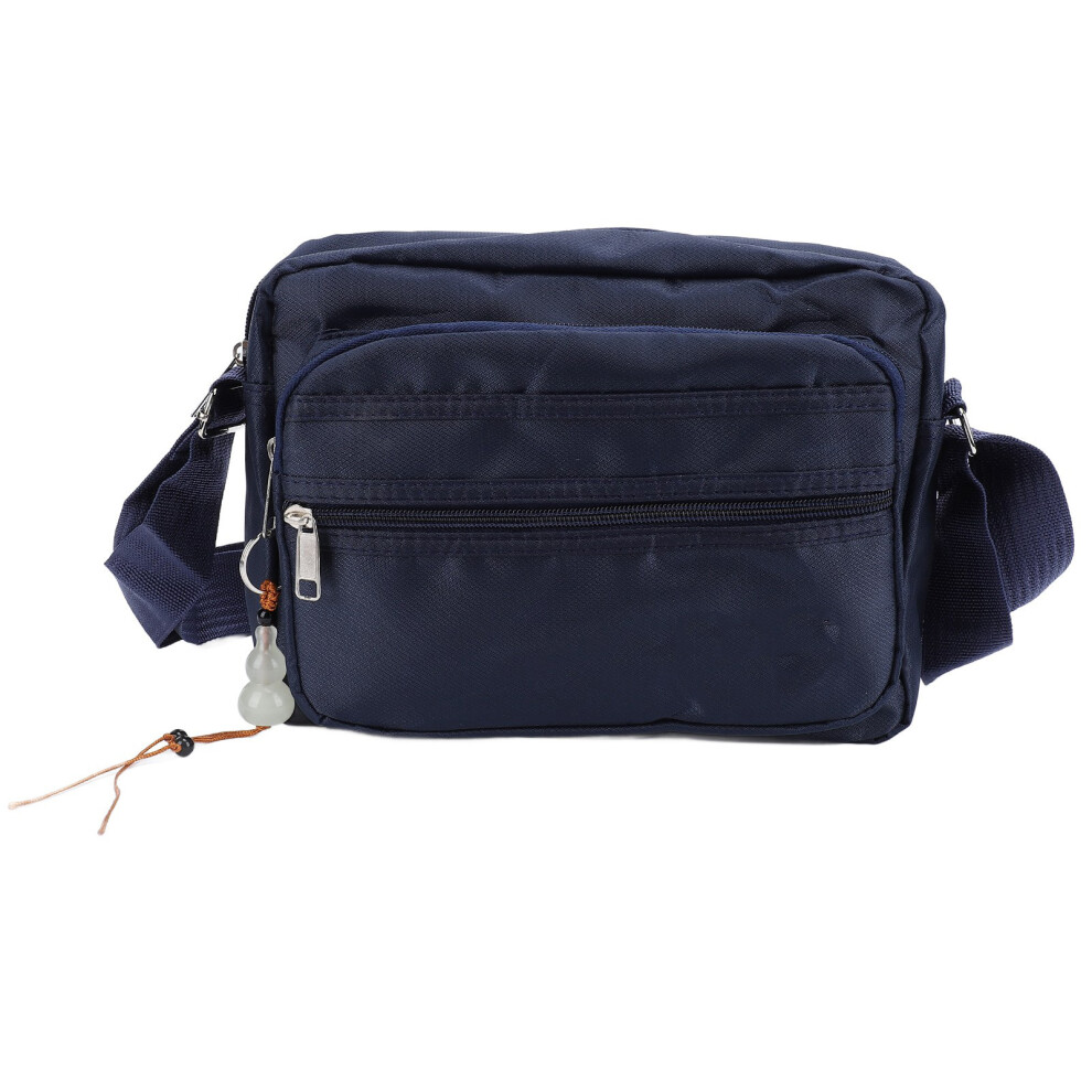 (Blue) Messenger Bag for Men Nylon Waterproof Shoulder Backpack Blue-image-OPC-PMX666K-NEW