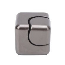 Aluminum Alloy Stress Relief Fingertip Toy 3cm Metallic Gray