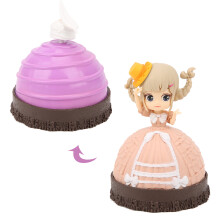 PVC Prinzessinnenpuppe, 10 cm Modell für Kinder ab 3 Jahren, Geburtstagsgeschenk