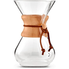 Cafetieră cu sistem de perfuzare, design elegant, picurator din sticlă borosilicată, sistem de perfuzare patentat pentru păstrarea aromei,
