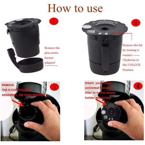 Cápsulas de café reutilizáveis e ecológicas de encaixe universal, em aço inoxidável, compatíveis com Keurig 1.0 e 2.0, com garantia de 2