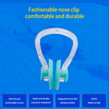 14 Pcs Waterproof Silicone Nose Clips for Adults & Children, Random Colors