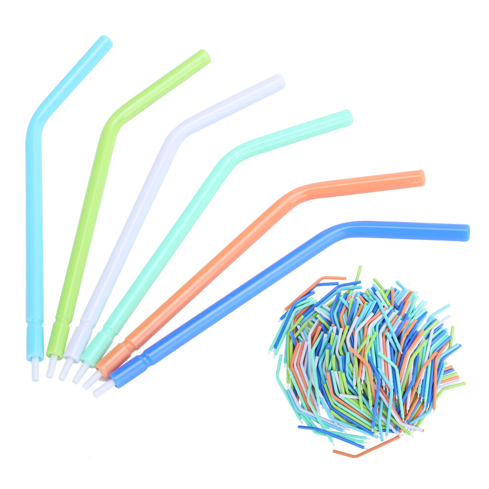 250pcs Disposable Dental Air Water Spray Nozzle Tips, Plastic, 3-Way