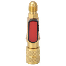 Messing-R410-Kühlmittel-Kugelhahnadapter 45BAR G1/4 G5/16
