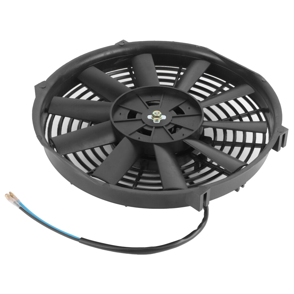 10In 12V 80W Slim Electronic Cooling Fan Â 2100Rpm, 1600Cfm Black 5031360089683