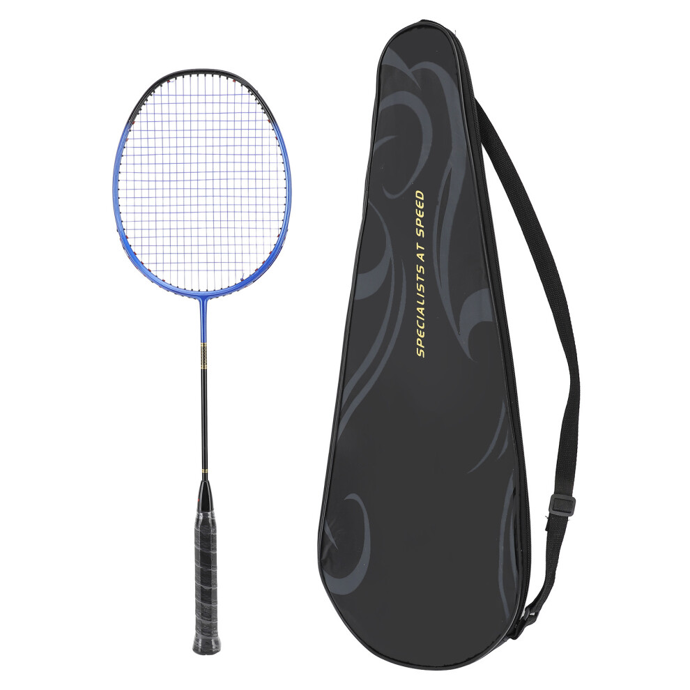 (Blue) Carbon Fiber Badminton Racket High Strength Lightweight Blue-image-OPC-PMX6G5M-NEW