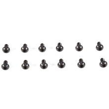 Mountainbike Scheibenbremsscheibe Torx-Schrauben T25 - Schwarz Titan - 12 Stück