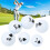 6Pcs Double Layer Rubber Golf Practice Balls, 42.7mm 1