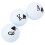 6Pcs Double Layer Rubber Golf Practice Balls, 42.7mm 8