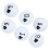6Pcs Double Layer Rubber Golf Practice Balls, 42.7mm 10