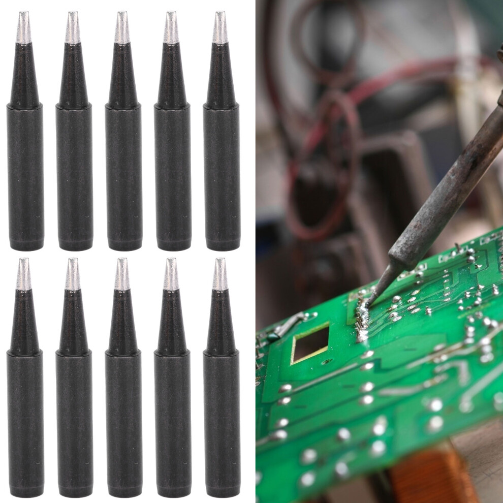 10Pcs Black Inner Heating Soldering Iron Tips 900M-T-1.6D 9411360093532