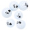 6Pcs Double Layer Rubber Golf Practice Balls, 42.7mm 16