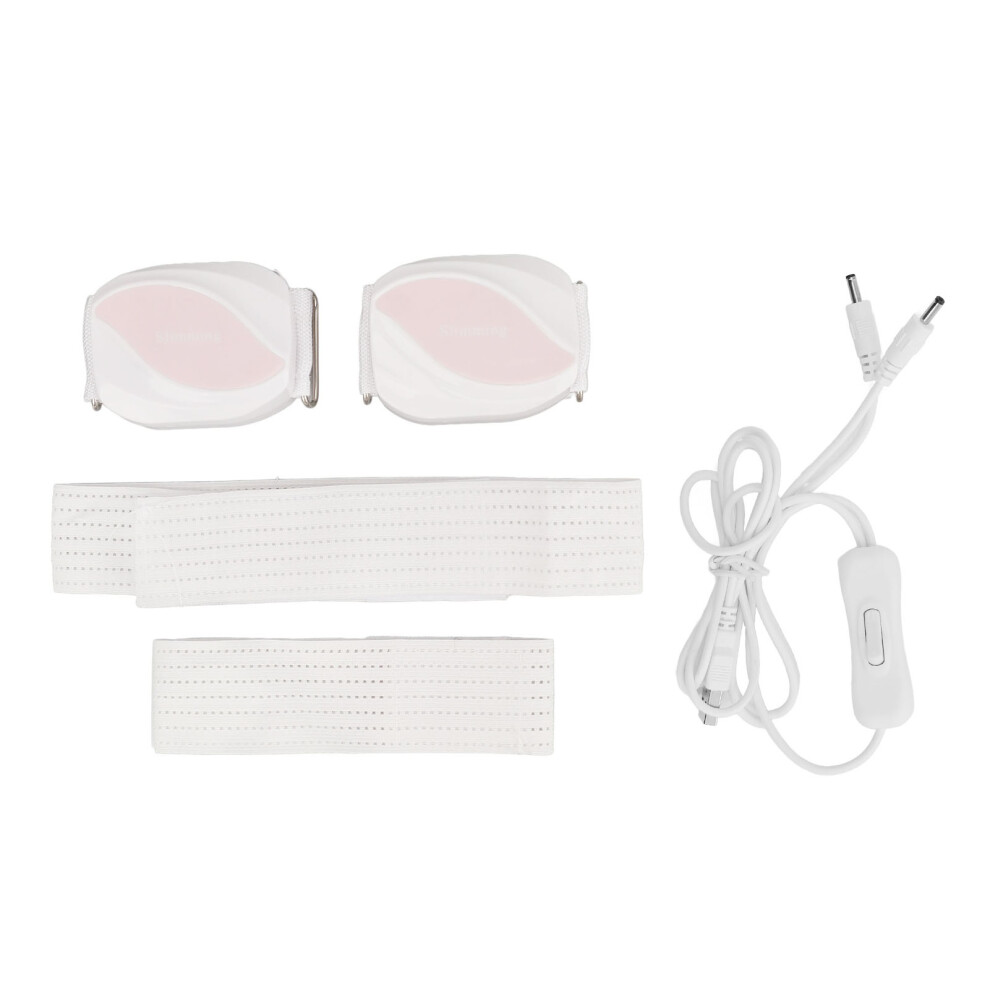 (Pink) Electric Waist Massage Belt Adjustable Ab Massager for Belly-image-OPC-PMX6H55-NEW