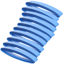 Perforierter PU+EVA Badminton-Schlägerüberzug 112x2,5 cm rutschfest Blau