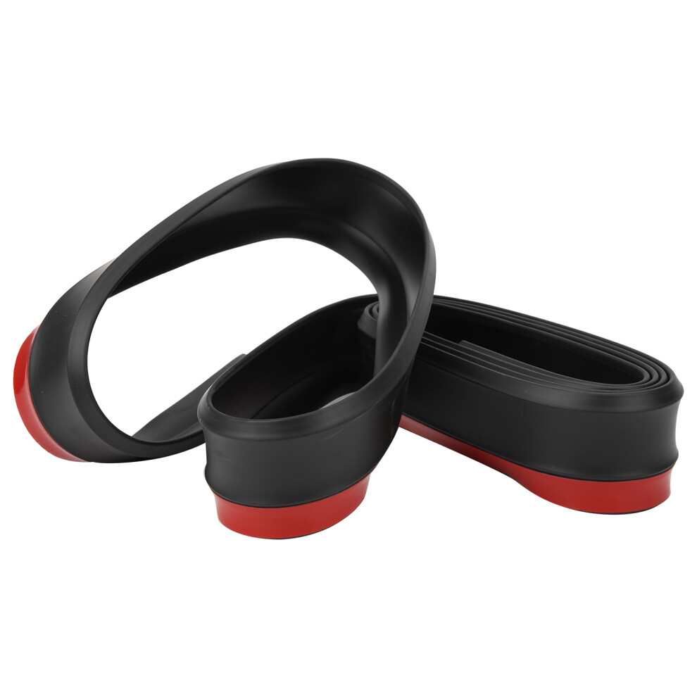 Rubber Anti-Collision Bumper Lip Strip Side Guard 2.5M Black 4671360097120