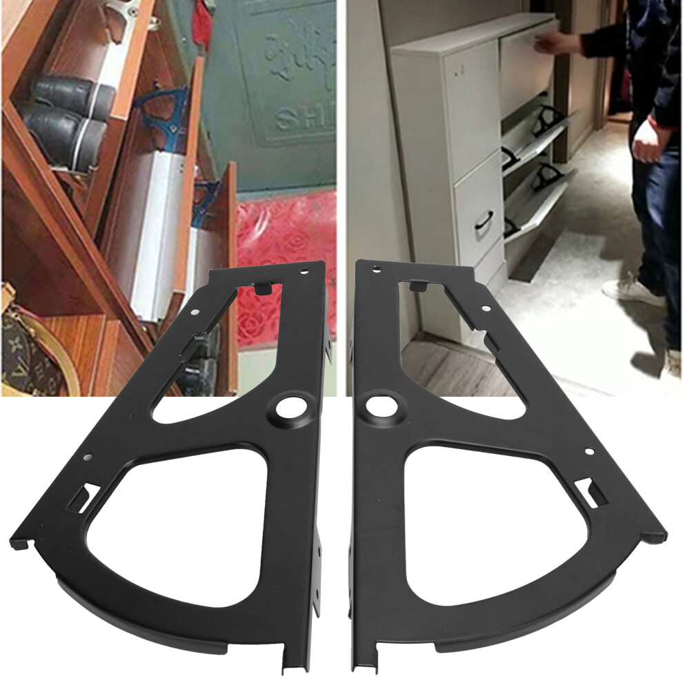 Furniture Turning Rack Fittings - Black Cold Rolled Steel Shoes Cabinet Hinge 4951360097871