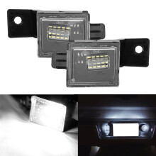 Linke Rechts 15LED Nummernschildleuchte für Silverado 2014-2018 DC12V