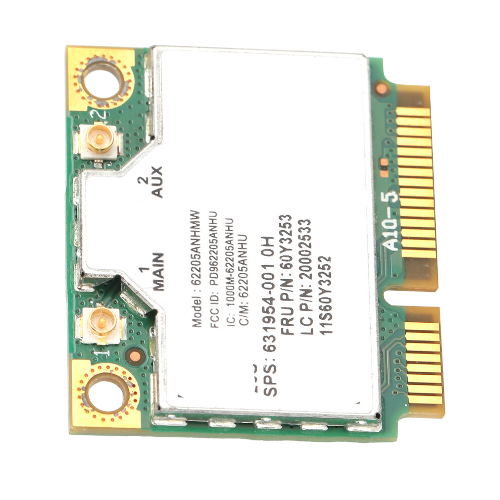 Mini Pcie 6205An Wireless Card 300Mbps 5G Wifi Adapter Fru 60Y3253 For Thinkpad 4961360100136
