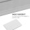 Durable 1.8x2.8m White Photo Studio Backdrop with 3 Clamps 6