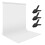 Durable 1.8x2.8m White Photo Studio Backdrop with 3 Clamps 8