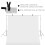 Durable 1.8x2.8m White Photo Studio Backdrop with 3 Clamps 3