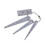4Pcs Steel Feeler Measuring Tool Gaps Gauge Set for Engineers 1