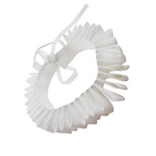 Victorian Elizabethan Styles Neck Ruff Ruffled-White Style 2