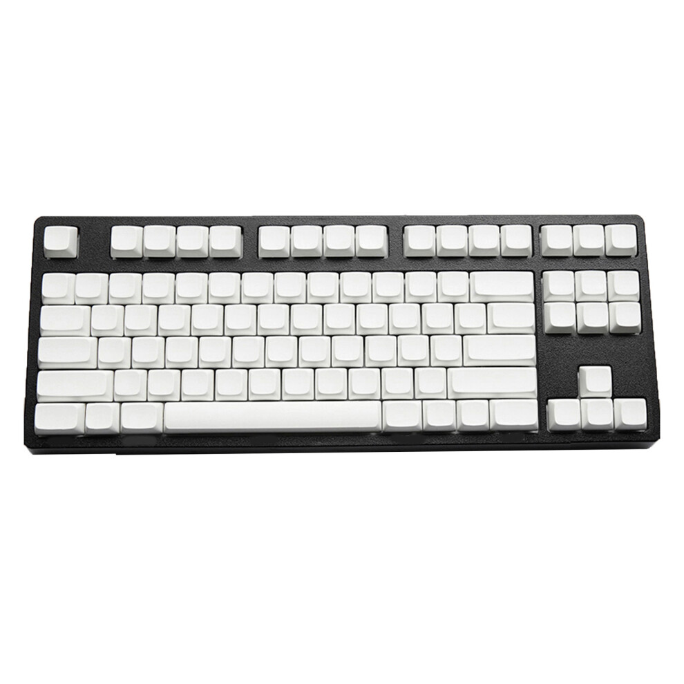 87Pcs Xda Profile No Letter Pbt Blank Keycap For White 7704000133784
