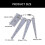 4Pcs Steel Feeler Measuring Tool Gaps Gauge Set for Engineers 3