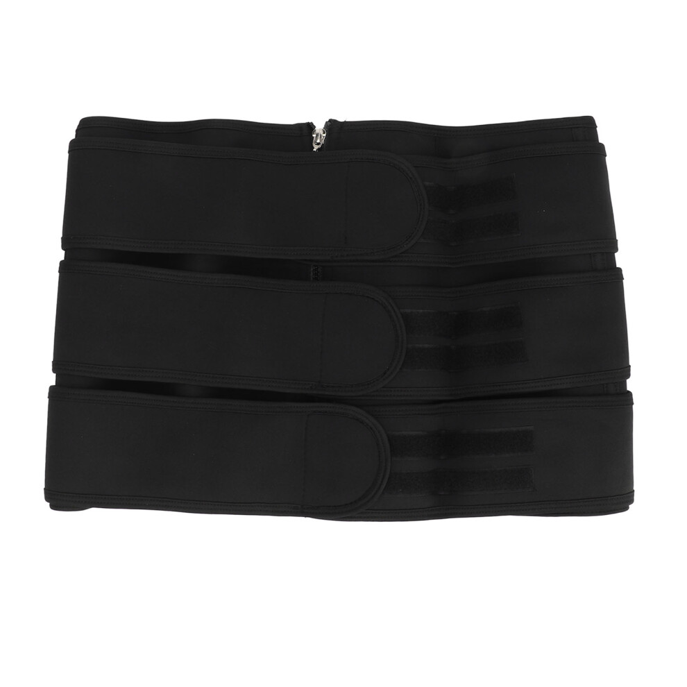 (3XL 84â88cm / 33.1â34.6in Zipper Black) Belly Girdle Polyurethane Elastic Postpartum 3XL Black Zipper-image-OPC-PMX6KZH-NEW