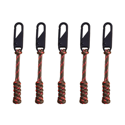 5pcs Durability Polyester Zippers Pulls Universals-Type K3