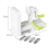 Ισχυρότερος-Βαρύτερος Σπειροειδής Κόφτης, Πτυσσόμενος Σπιραλιστής με 2