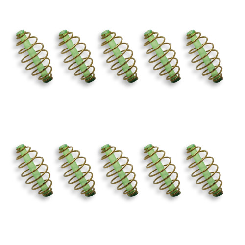 10pc Feeder Basket Fishing Tool Coil Inline Method Feeder-small