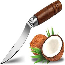 Ergonomic Coconut Meat Opener, Swedish Stainless Steel, ARC Blade for Safe and Efficient Kitchen Use