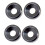 4Pcs Neck Joint Bushings Ferrules & Bolts Electric-Silver 7