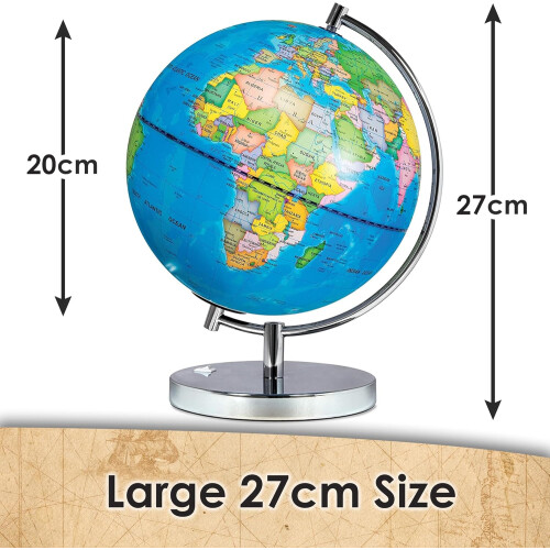 Science Kidz 2-in-1 World Globe | Children's Illuminated Globe 1