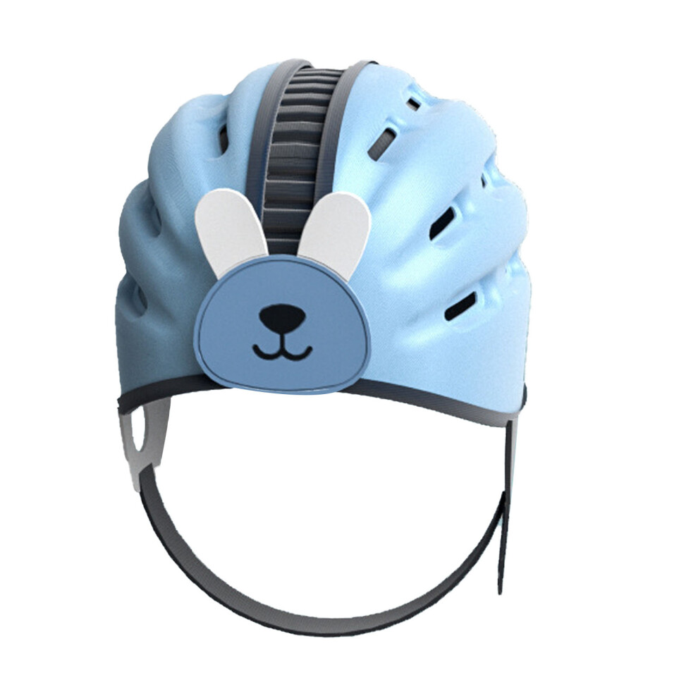 (Blue) Baby Helmet Adjustable Breathable Anti Collision Head Protector Blue-image-OPC-PMX6XJ8-NEW