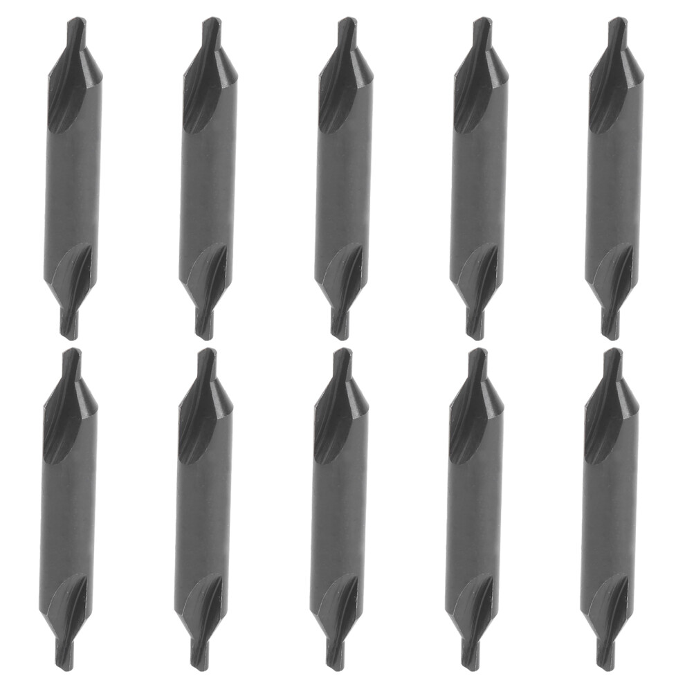 High Speed Steel Centering Drill Bits Set 10Pcs Atype 3Mm For Industrial Use 7891360109945
