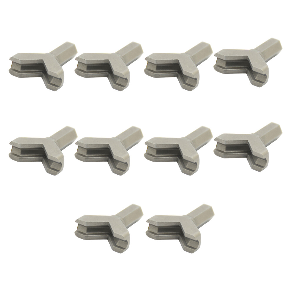 10Pcs/Set Y Shape Cup Hook Installer Remover Wing Nut Driver Bit 7704000132947