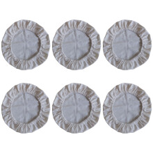 Set of 6 Durable Elastic Cotton Bowl Covers For Daily Use-25CM