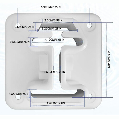 Ren Pool Ladder Flange Mount Replacement Ensures Heavy Duty Railing 2