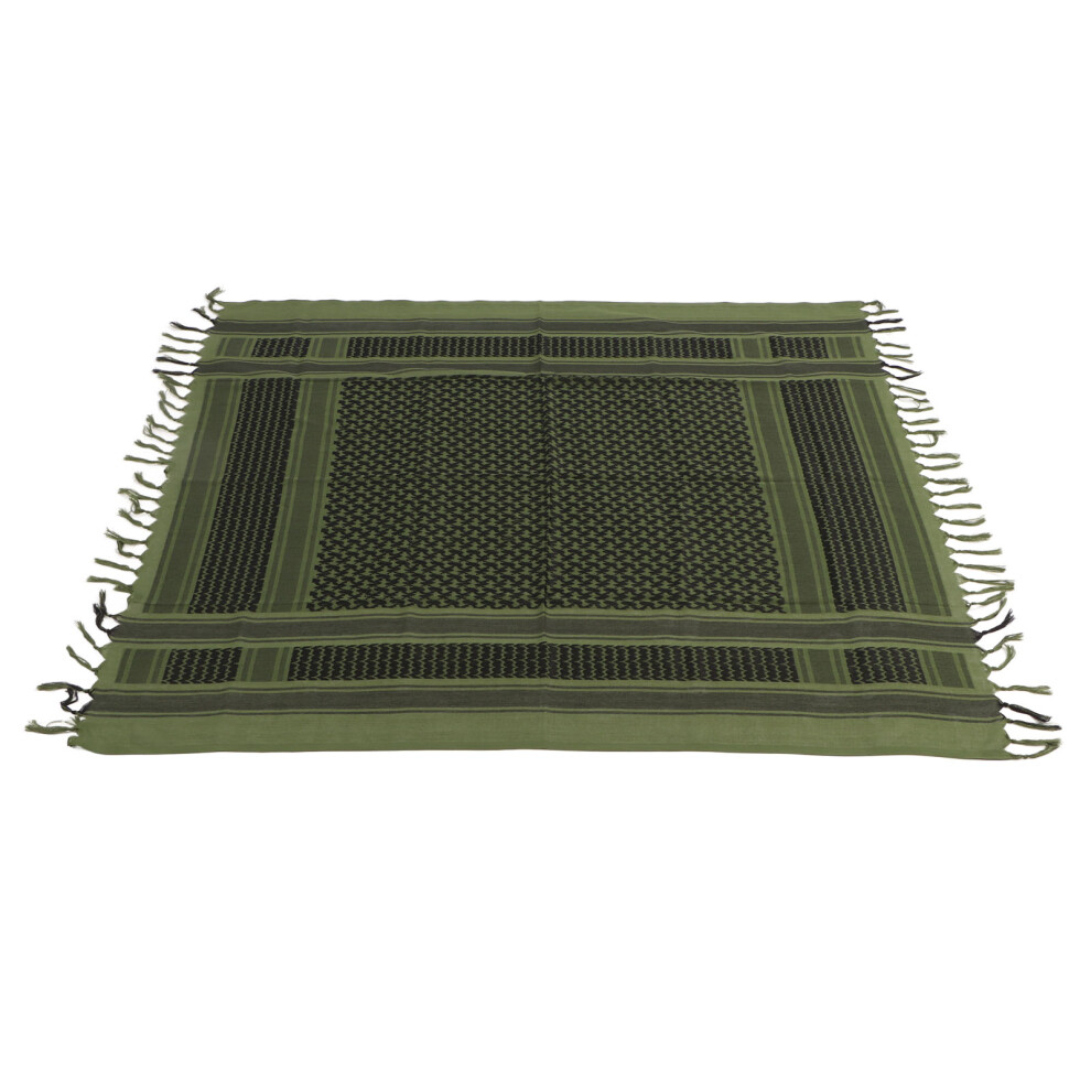 Shemagh Desert Scarf Cotton Keffiyeh Fringe Arab Head Neck Wrap Green-image-OPC-PMX6ZJS-NEW