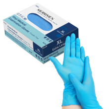 Merrimen Disposable Vinyl Gloves 4.8g Blue, XLarge