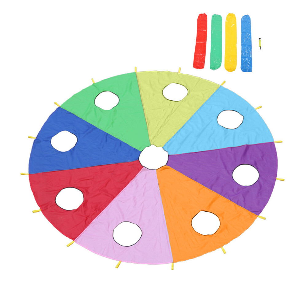 Kids Play Parachute Mole Game Toy 9 Holes Inflatable Stick-image-OPC-PMX799K-NEW