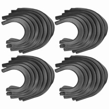 4Set Pool Table Corner Liners for Billiard Pockets Replacement Black Edges