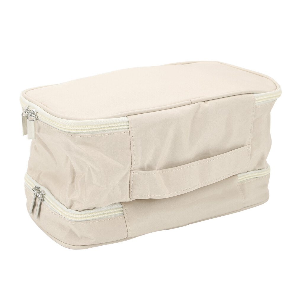 (Beige) Collapsible Bra Storage Bag Waterproof Travel Organizer Pink-image-OPC-PMX795D-NEW