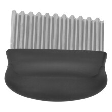 Wellenförmiger Kartoffelschneider mit Griff – Küchenwerkzeug aus Edelstahl & Kunststoff
