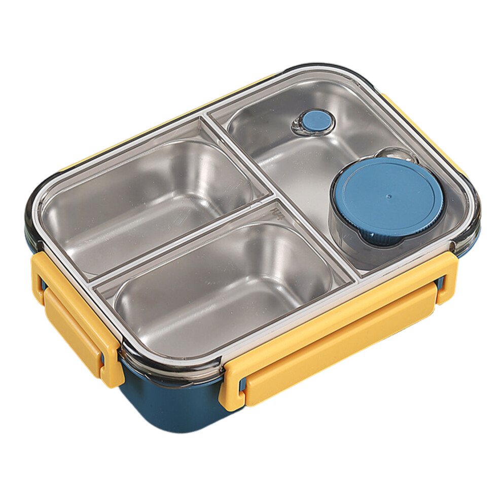 (blue) Stainless Steel Lunch Box Containers For Camping Or Travel Easy To-image-OPC-PMX7DV9-NEW
